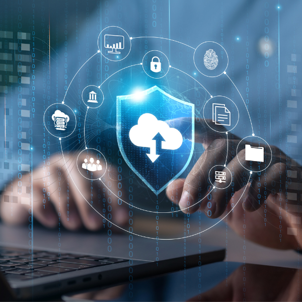 cyber shield graphic